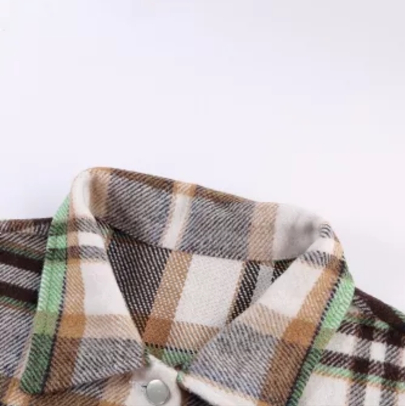 π₯πHPπNew Geometric Plaid shacket - Picture 11 of 16